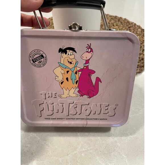 Fossil The Flintstones Fred and Dino limited edition watch Hanna Barbera w/ tin main image 11